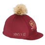 Shires Aubrion Team Hat Cover #colour_burgundy