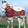 Horseware Ireland Rambo Summer Series #colour_grey-burgundy-black-burgundy