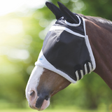 Masque anti-mouches durable Shires FlyGuard Pro Field avec oreilles