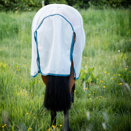 Horseware Ireland AmEco Bug Rug #colour_silver-teal