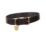 Shires Digby & Fox Flat Leather Dog Collar