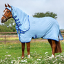 Horseware Ireland Amigo Ripstop Hoody #colour_azure-blue-strong-blue-silver