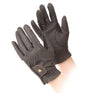 Shires Aubrion PU Riding Gloves #colour_brown