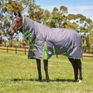 Weatherbeeta ComFiTec Essential Combo Neck Heavy Turnout Rug #colour_grey-lime
