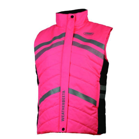 Weatherbeeta Reflective Quilted Gilet #colour_pink