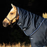Horseware Ireland Amigo Bravo 12 Original 150g Turnout Hood #colour_navy-blue-strong-blue-black