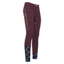 HV Polo Marijn Palm Springs Full Grip Riding Breeches #colour_dark-berry