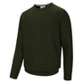 Hoggs of Fife Borders Men's Ribbed Knit Jumper #colour_loden