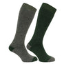 Hoggs of Fife Country Long Socks #colour_tweed-loden