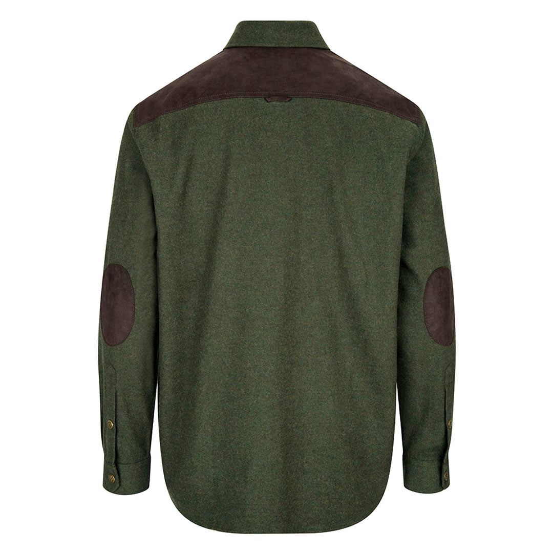 Hoggs of Fife Dunvegan Men's Flannel Shirt #colour_loden