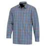 Hoggs of Fife Fleece Lined Men's Shirt #colour-blackthorn-sky-blue