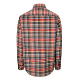 Hoggs of Fife Pitlochry Men's Flannel Check Shirt #colour_chestnut-check