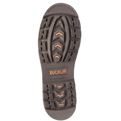 Buckbootz B425SM Safety Lace Boot #colour_brown