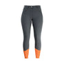 Coldstream Learmouth Ladies Breeches #colour_clementine-orange-gargoyle-grey