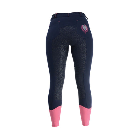 Coldstream Learmouth Ladies Breeches #colour_navy-raspberry-sorbet