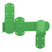 Perry Equestrian Kickover Stable Latches #colour_green