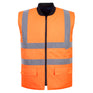 Portwest Hi-Vis Reversible Bodywarmer #colour_orange