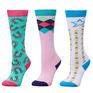 Dublin 3 Pack Socks Childs #colour_jade-horseshoes