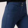 Montar Megan High Waisted Vol 2 Full Grip Riding Breeches #colour_mid-blue