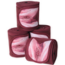 Weatherbeeta - Lot de 4 bandages polaires marbrés