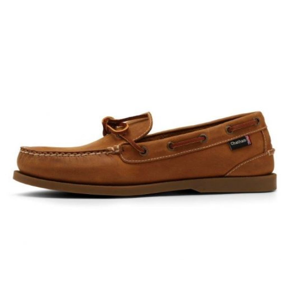 Chatham Saunton G2 Slip On Deck Shoes#colour_walnut