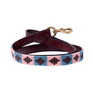 Benji & Flo Sublime Polo Leather Dog Lead #colour_grape-riviera