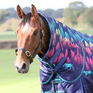 Shires Highlander Original 200g Turnout Neck Cover #colour_navy-forest
