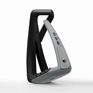 Freejump Soft' Up Lite Stirrups #colour_black-iron