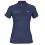 Shires Aubrion Team Short Sleeve Base Layer #colour_navy-blue