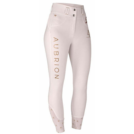 Shires Aubrion Team Breeches #colour_white