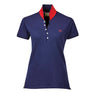 Dublin Lily Cap Sleeve Ladies Polo #colour_true-navy