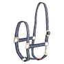 Imperial Riding Nylon Economic Headcollar #colour_blue-navy-silver