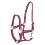 Imperial Riding Nylon Economic Headcollar #colour_rose-bordeaux-silver