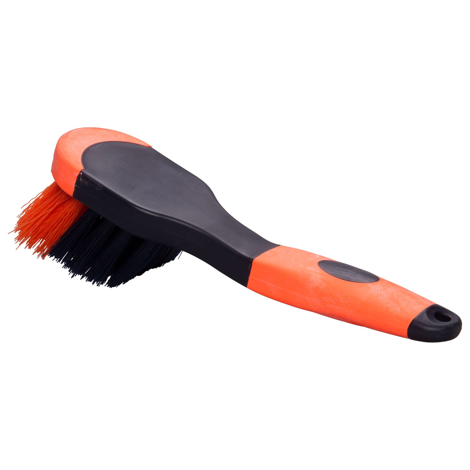 Imperial Riding Hoof Brush Grip #colour_orange-dark-grey