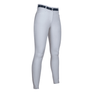 HKM Monaco Style Silicone Knee Patch Riding Breeches #colour_white