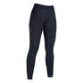 HKM Bella Silicone Full Seat Riding Leggings #colour_black