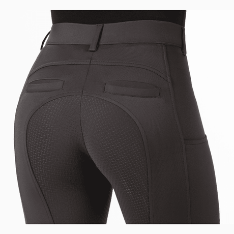 HKM Emma Silicone Full Seat Riding Breeches #colour_deep-grey