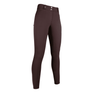 HKM Monaco Crystal Sili. Full Seat Riding Breeches #colour_dark-brown