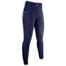 HKM Comfort Style Silicone Full Seat Riding Breeches #colour_deep-blue