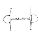 Korsteel Edelstahl-Trensengebiss French Link Full Cheek Eggbutt