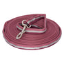 Imperial Riding Soft Nylon Lunging Line #colour_rose-bordeaux-silver