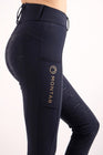 Montar Makayla Hybrid Full Grip Riding Tights #colour_navy