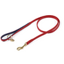 Shires Digby & Fox Padded Leather Dog Lead #colour_scarlett